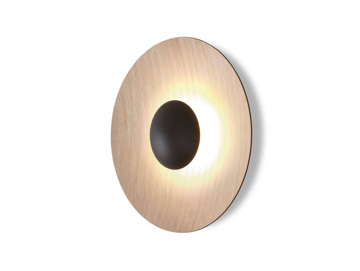 Ginger 20 C Applique murale/plafonnier Oak-Oak - MARSET - Salon / séjour - Design - Métal - Rond