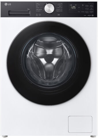 LG F2NX50S9TKC Lavatrice Slim Intelligente 9 kg Classe A-30% Bianco /Nero
