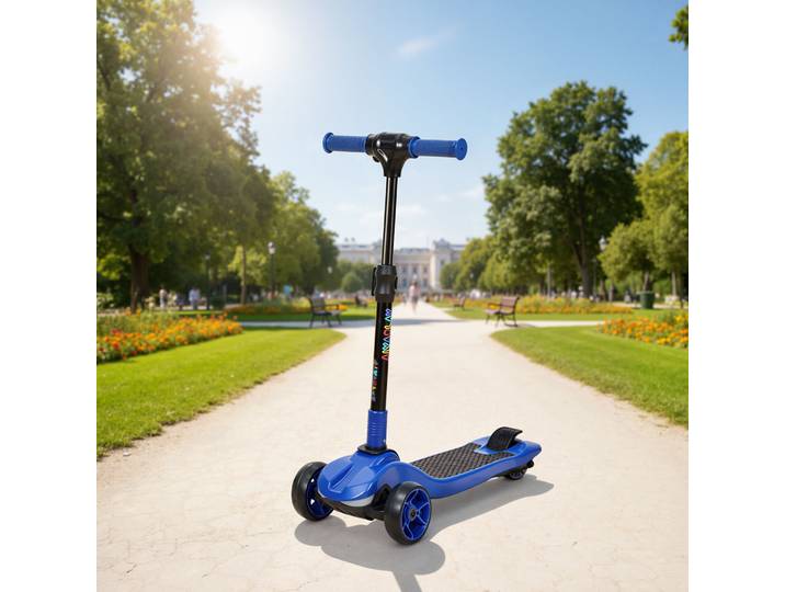 AIYAPLAY Trottinette Enfant 3 Roues Pliable 8 km/h Bleu