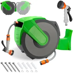 GARDEBRUK® Schlauchaufroller GB302ND inkl. 30m Wasserschlauch