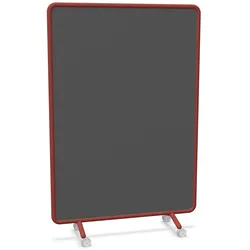 Sedus se:lab fabric wall mobile Stellwand - Era Forecast mittelgrau (CSE11) / Cayennerot (159)