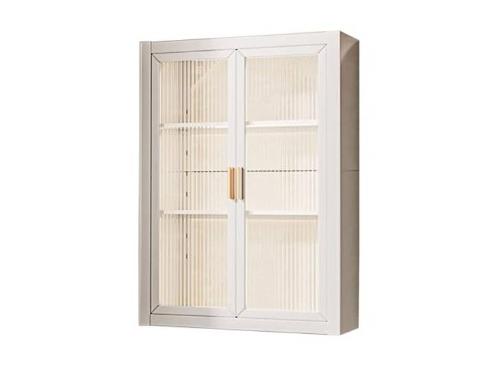 WGBING Wandschrank mit Türen aus Kohlenstoffstahl for Küche, Speisekammer und Badezimmer(B,F)