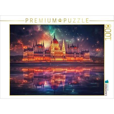 CALVENDO Puzzle Parlamentsgebäude - Budapest | 1000 Teile Lege-Größe 64x48cm Foto-Puzzle für glückliche Stunden
