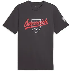 PUMA ÖFB Österreich FtblCulture T-Shirt Herren 25 - flat dark gray/puma white S