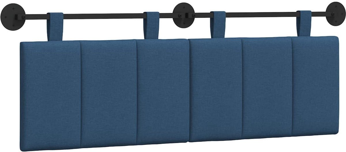 vidaXL Hangend hoofdbord van stof