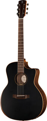 Harley Benton CLG-70ASR CE SBK AllSolid Natur matt mit schwarzer Decke