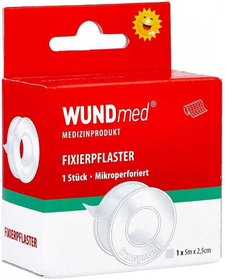 Fixierpflaster 2,5 cmx5 m transparent 1stk