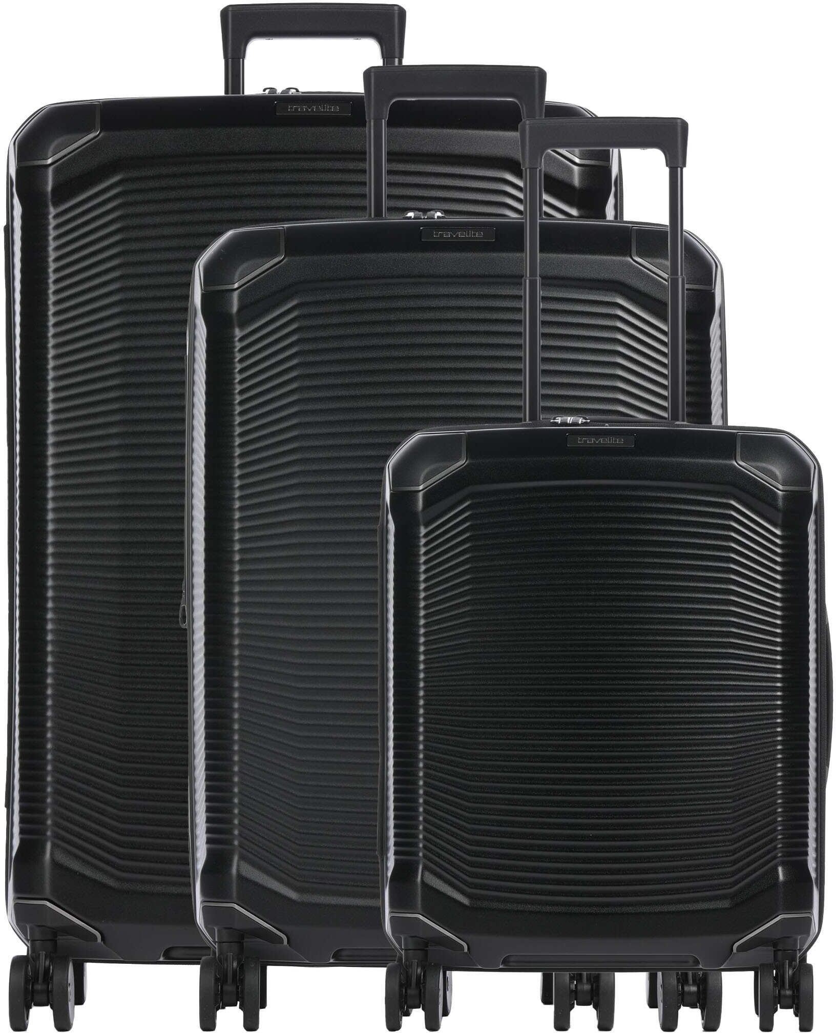 Travelite Millenium Kofferset, schwarz