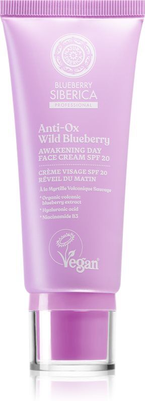 Natura Siberica Anti-Ox Wild Blueberry Tagescreme für das Gesicht SPF 20 50 ml
