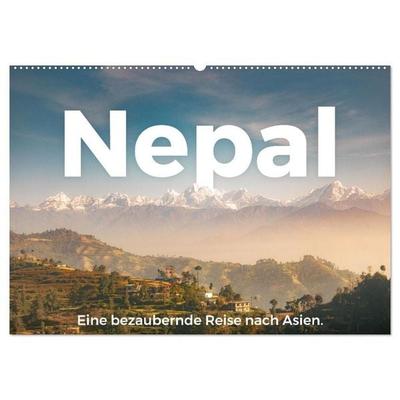 Nepal - Eine bezaubernde Reise nach Asien. (Wandkalender 2027 DIN A2 quer), CALVENDO Monatskalender