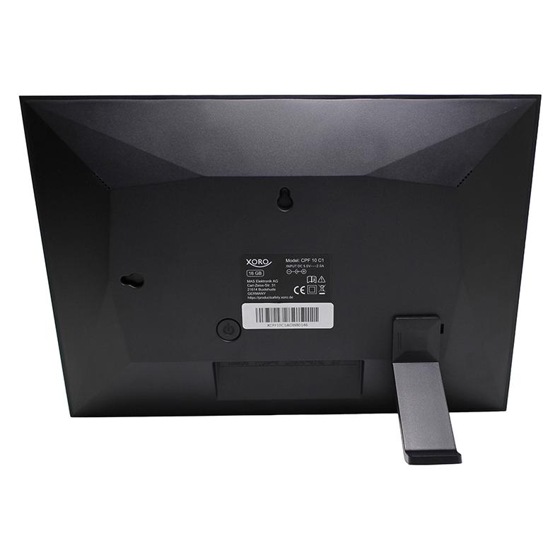 Xoro Digitaler Bilderrahmen WLAN 10,1" Multitouch schwarz (10.10") (XOR107378)
