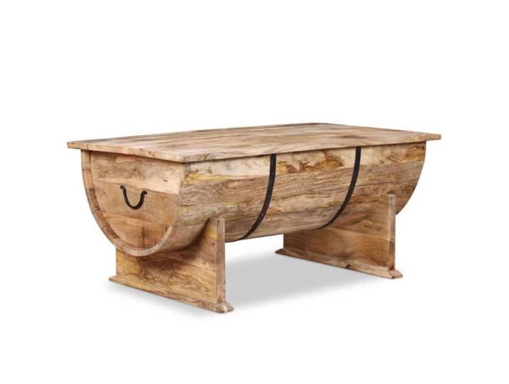 BAO Table basse Bois de manguier massif 88 x 50 x 40 cm - 7803471689209