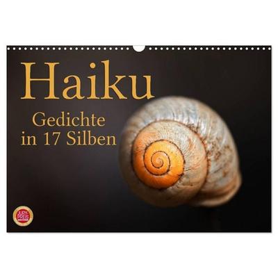 Haiku - Gedichte in 17 Silben (Wandkalender 2027 DIN A3 quer), CALVENDO Monatskalender