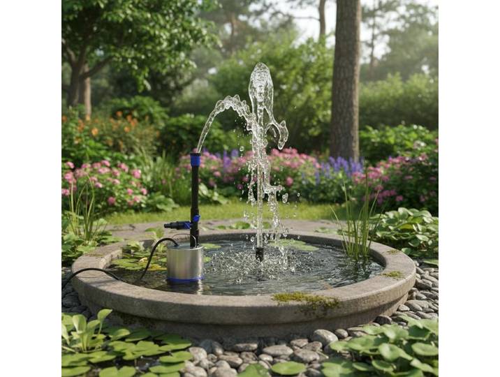 Pompe de fontaine, puissance 50W, débit 1750 L/h, pour bassin de jardin, piscine, fontaine d'eau, livraison locale