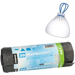 PAPSTAR Müllsäcke 60,0 l