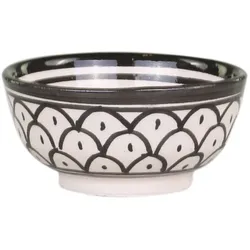 Chic Antique Marrakech Snackschüssel, H5/Ø8 cm, schwarz