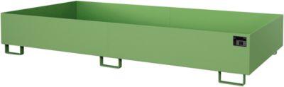 Regalwanne Typ RW/RW 2700-2, ohne Gitterrost, grün RAL6011