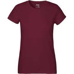 Neutral Schweres Damen Bio T-Shirt O80001 bordeaux XL