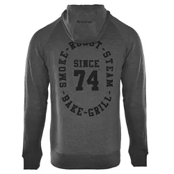 Big Green Egg Hoodie - Since 74 - Holzkohlegrau XXL