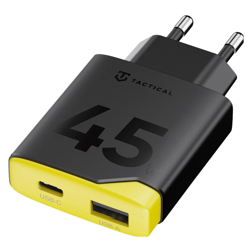 Tactical Minimi GaN 45W AC/Ladeadapter/USB-A/USB-C (45 W, 2 Ports) (57983128783)