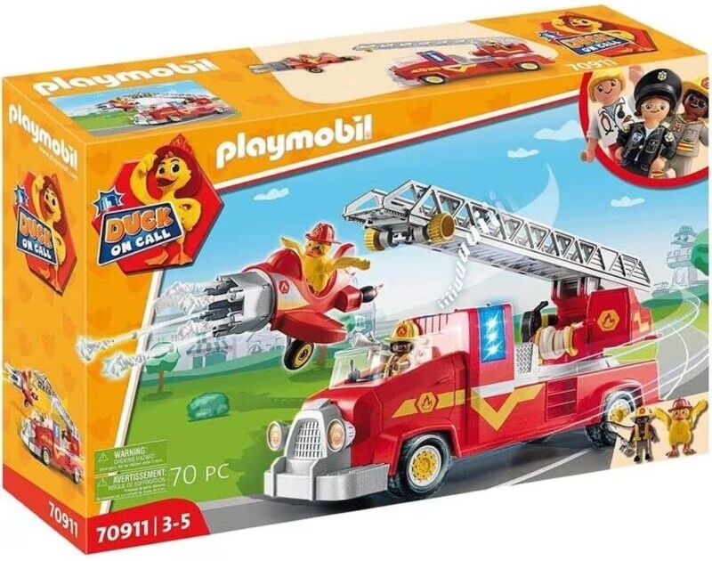 Playmobil Duck On Call Camión De Bomberos Talla Única Unisex