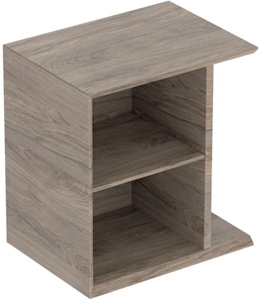 Geberit iCon Seitenelemet 502325JR1 37x40x27,3cm, für Handwaschbecken, nussbaum/Melamin Struktur