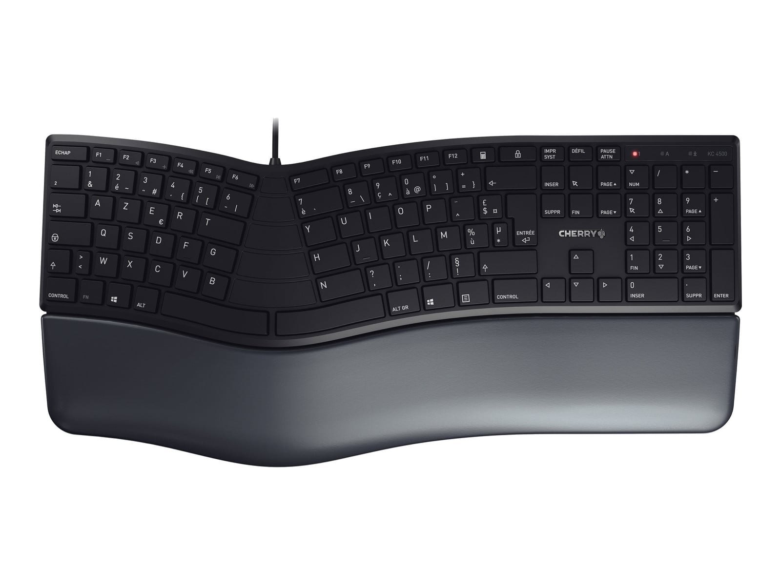 Cherry KC 4500 ERGO Toetsenbord USB AZERTY