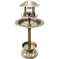 DELUKE Vogeltränke VOGLI mit LED Kunststoff Mehrfarbig 105x50x50cm Dekoration Garten Terrasse