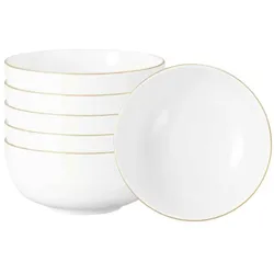 Seltmann Weiden Liberty Goldrand Müslischale ø 15 cm 6er Set
