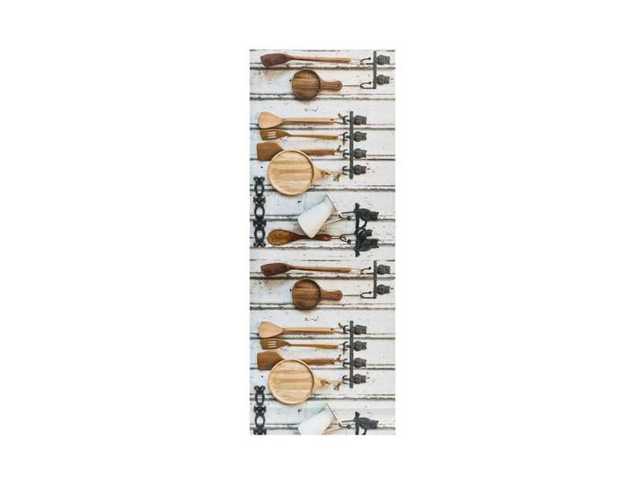 Tapis de cuisine lavable cuisine rustique multicolore 52x200 cm