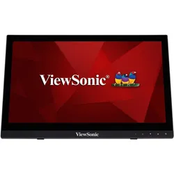 Viewsonic TD16303 16IN 10P TOUCH MONITOR (1366 x 768 Pixel, 15.60"), Monitor, Schwarz