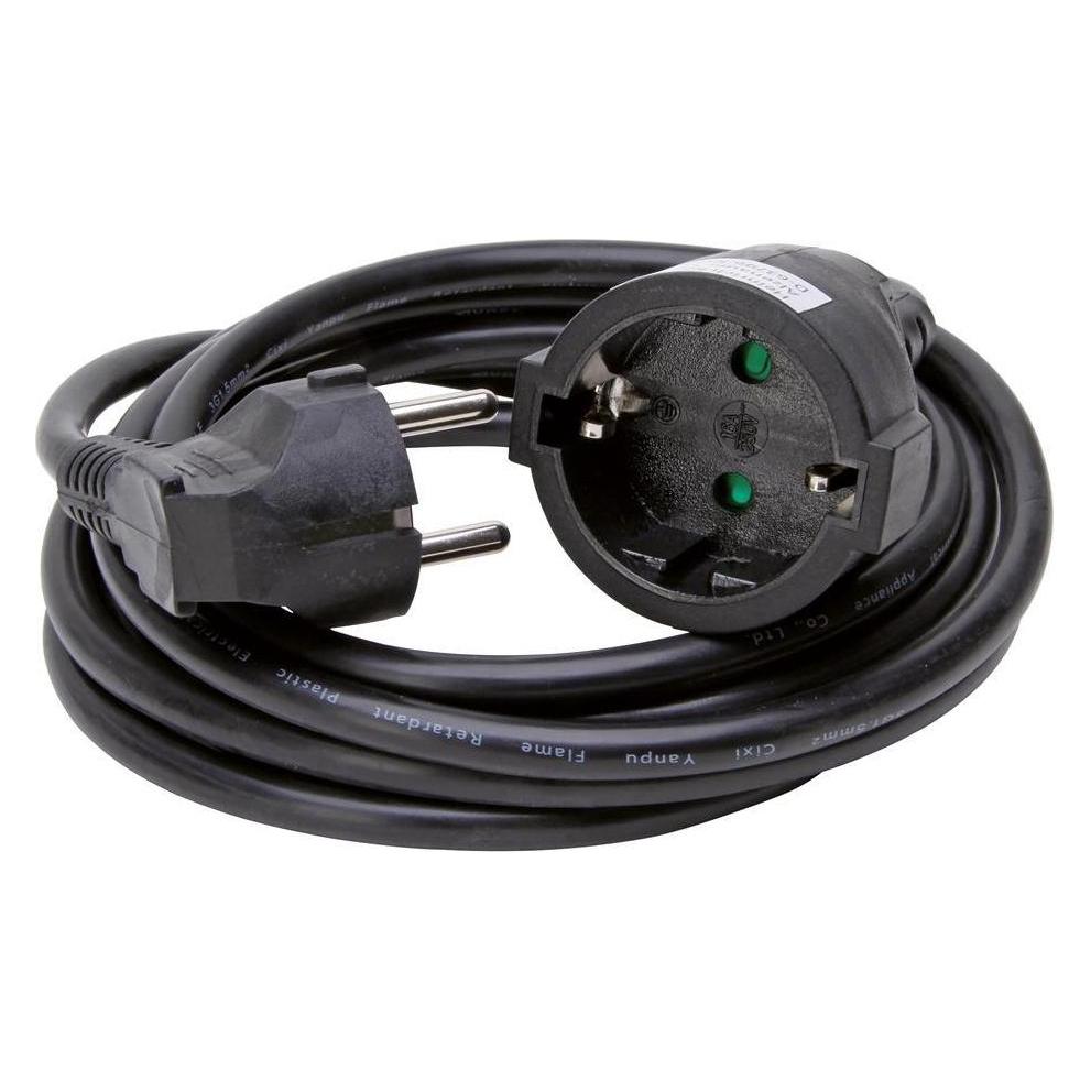 Kopp Verlängerung, Schutzkontakt-Stecker und Schutzkontakt-Kupplung mit 3m Leitung, erhöhter Berühru (3 m, CEE 7/4, CEE 7/7) (143205043)