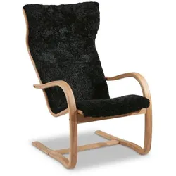 Conform Freischwingersessel Gazell Fell Black