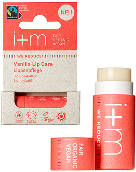 i+m Naturkosmetik Berlin Bálsamo labial de Vainilla hidratante y