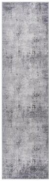 Klair Living MARFI Collection Light Grey / Abstract Non-Shedding Area Rug