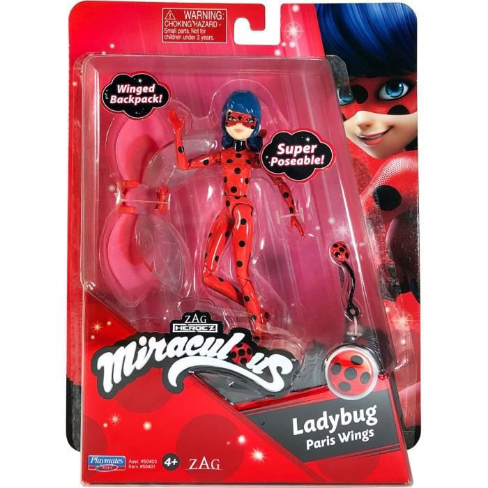 Bandai Miraculous Ladybug actiefiguur met accessoires, 12 cm
