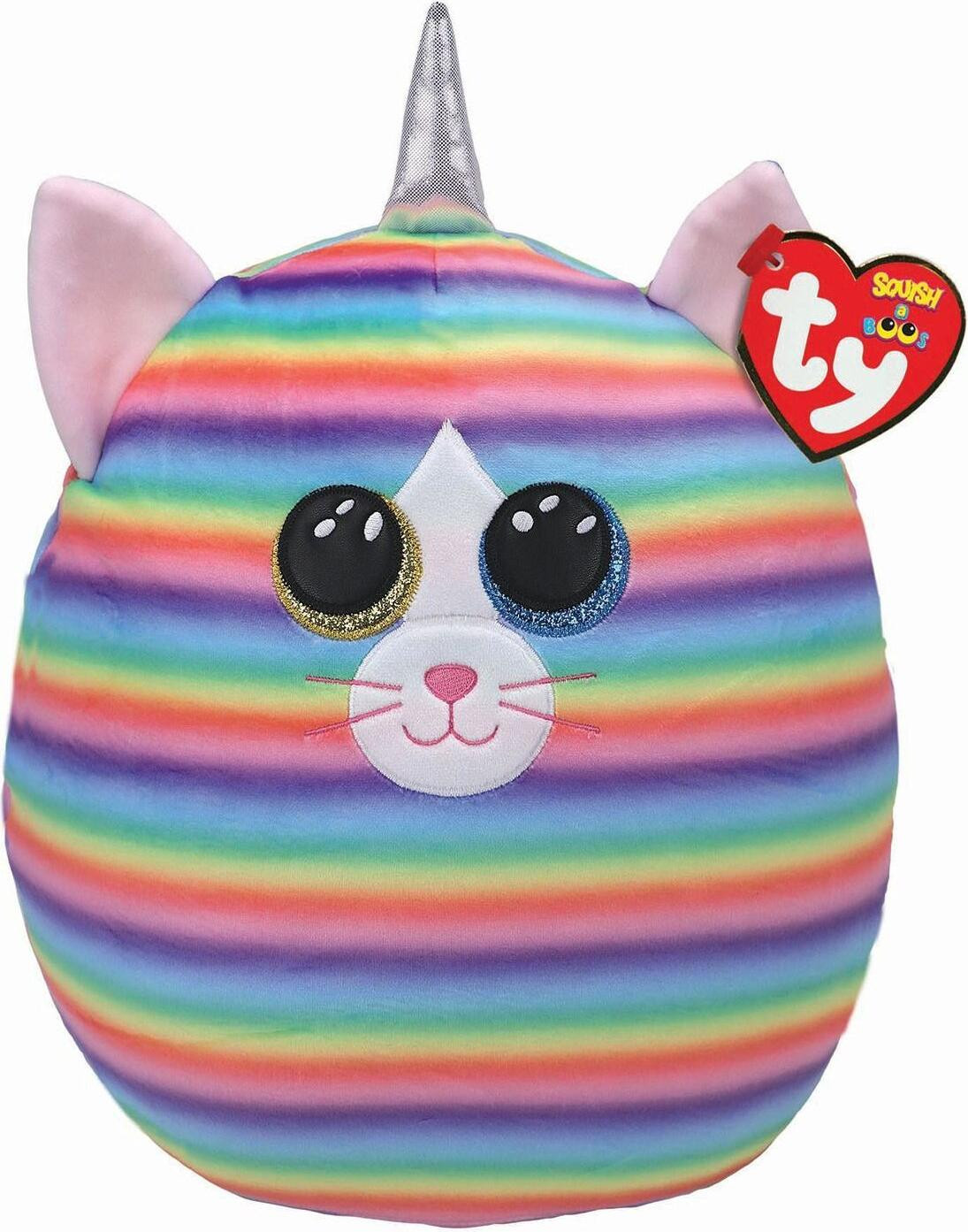 TY Squish-A-Boos Pluche Knuffel Kussen Kat Heather 35 cm