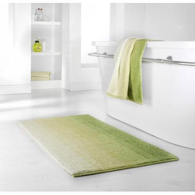 Badematte DYCKHOFF "Colori 09285" Gr. 1, grün, H:14mm, Bio-Baumwolle, Badematten, Badematte
