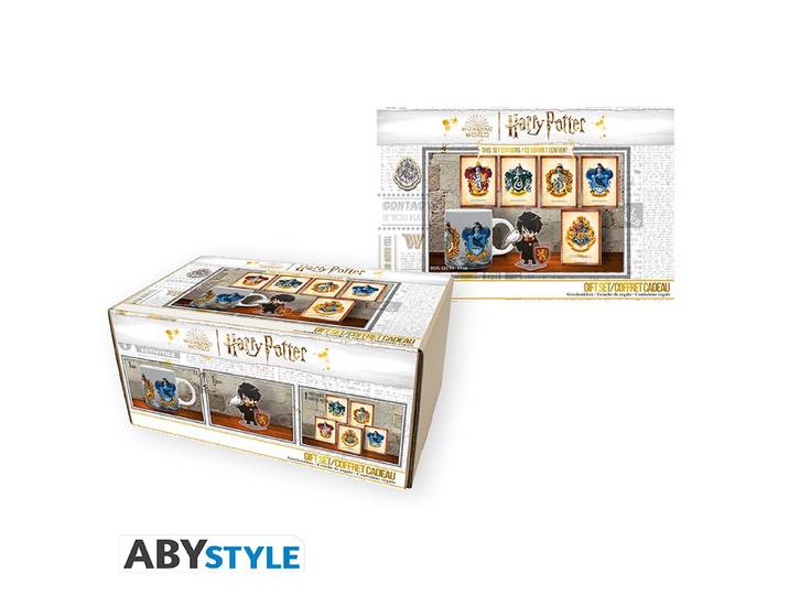 HARRY POTTER Coffret cadeau Poudlard Mug + Acryl® + Cartes postales