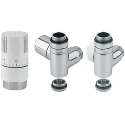 XIMAX Design Thermostatset für Mischbetrieb - Weiß - 15 mm Kupferrohr