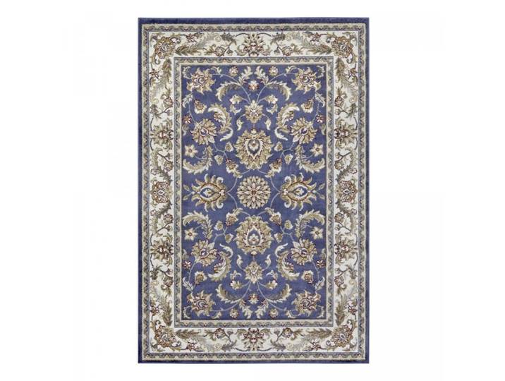 Tapis salon 120x170cm bleu, écru oriental