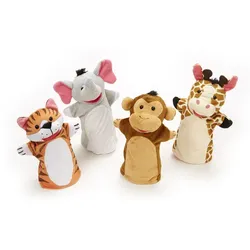Handpuppen - Safaritiere, 4 Stk.