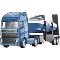 1757 SUPER Volvo Lkw mit Boot, Modellfahrzeug