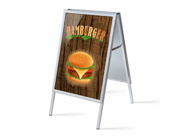 Showdown Displays Standregal A1 - Komplett-Set - Burger Englisch - Braun/Schwarz, 1-tlg.