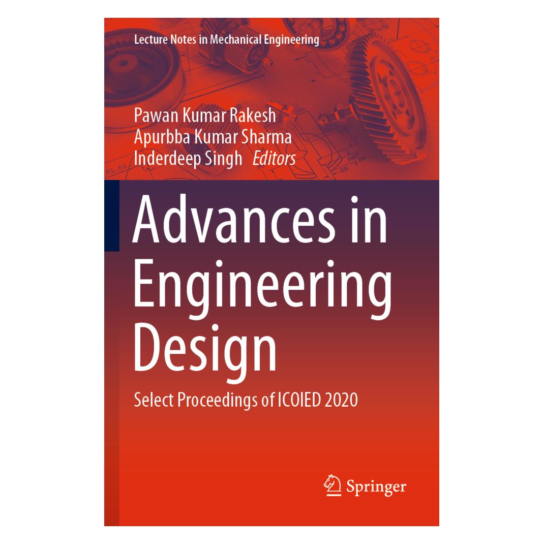 Springer Advances in Engineering Design (Englisch, Softcover, Apurbba Kumar Sharma, Inderdeep Singh, Pawan Kumar Rakesh) (56230463)