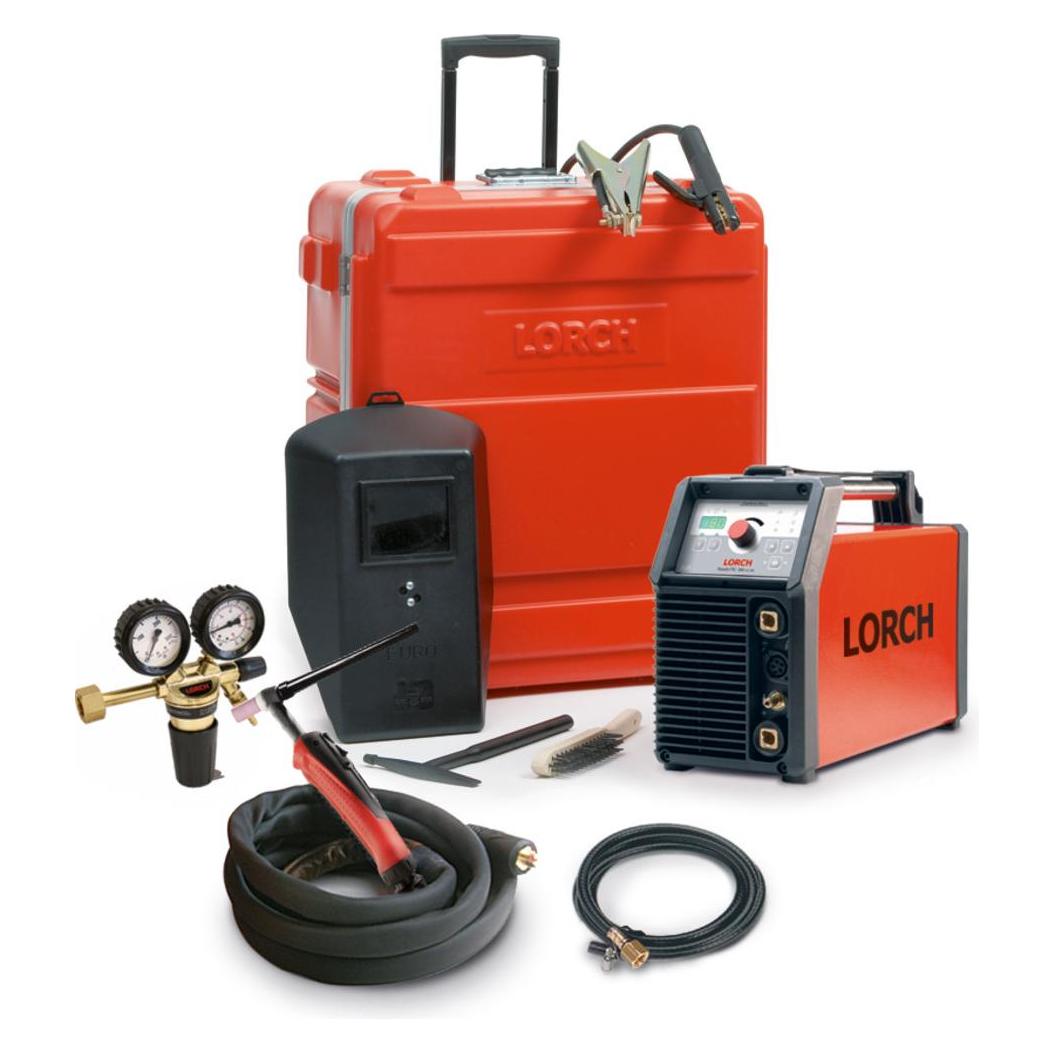 Lorch HandyTIG 180 AC/DC WIG-Schweissanlage ControlPro mit WIG-Powermaster Montagepack (Inverterschweissgerät) (56401506)
