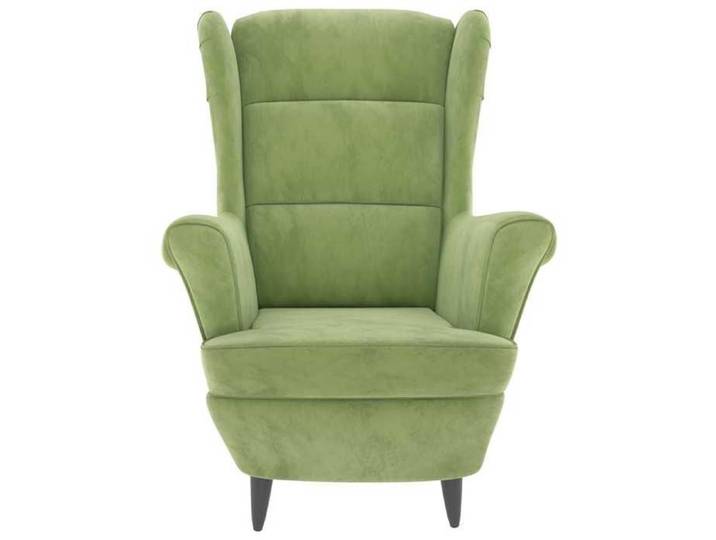 Bestseller Chaise simple - BURKE - Fauteuil salon - vert clair velours FF4777