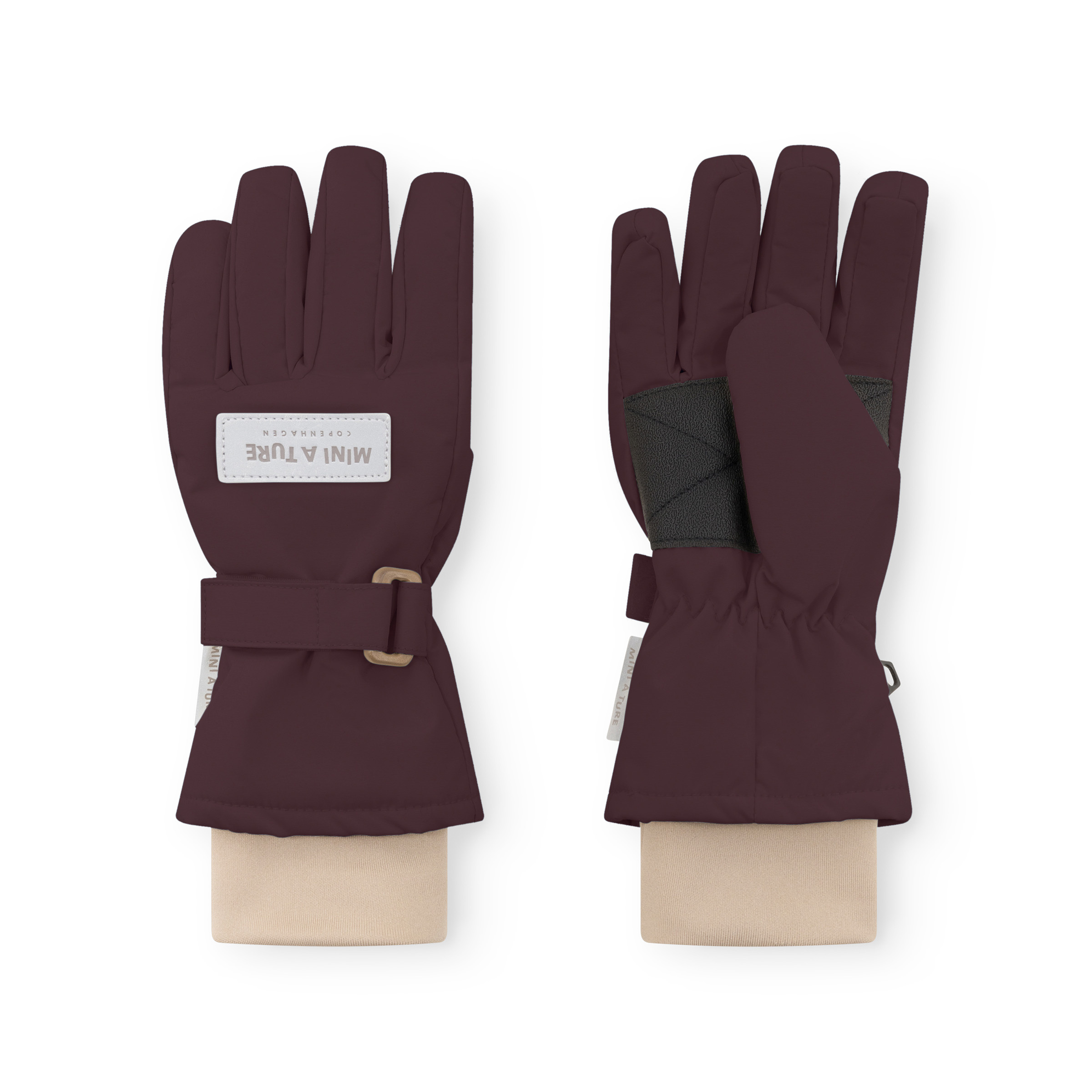 Mini A Ture Matcelio Kinder Fingerhandschuhe schwarz Größe L Lifestyle | Skifahren Wasserdicht