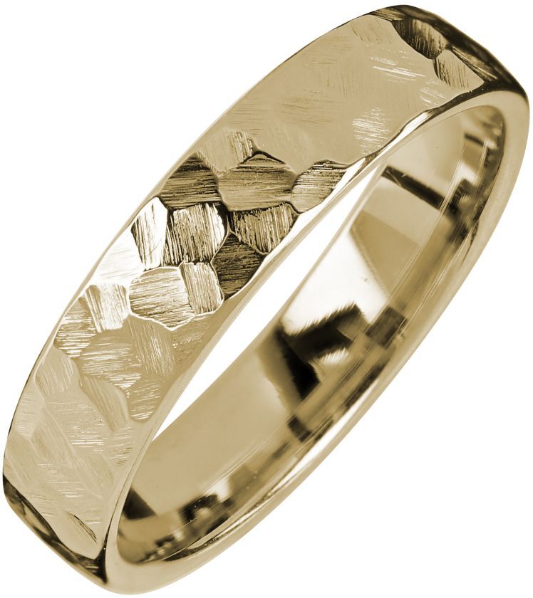 Kohinoor Duetto Gold, Rock kihlasormus, 5 mm, keltakulta 003-807