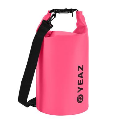 Packsack YEAZ "Wasserfester Packsack 10L ISAR", Gr. 10, pink, Obermaterial: 100% PVC PVC., Taschen